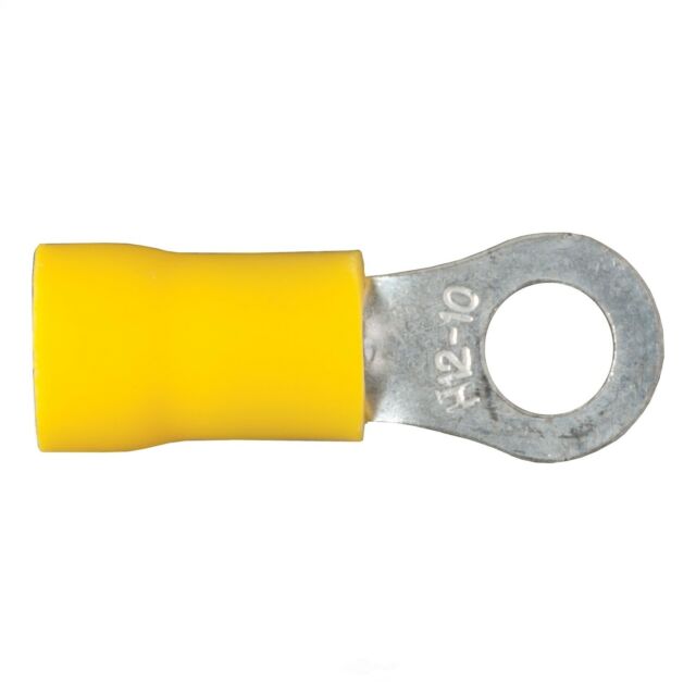 12-10 AWG Ring Terminal #10 STUD 100 Pack