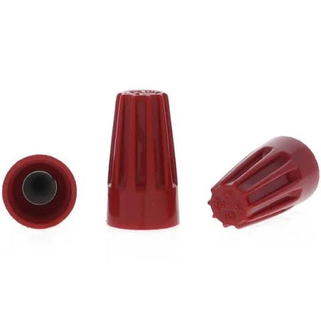 18-8 AWG Wire Nut, Red 100 Pack