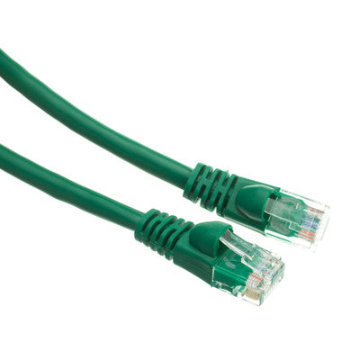 Cat5E Ethernet RJ45 Snag-Proof Patch Cable (Various Colors and Lengths)