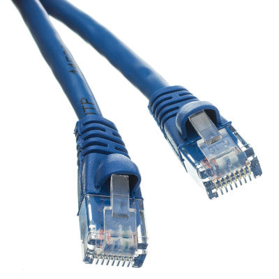 Cat5E Ethernet RJ45 Snag-Proof Patch Cable (Various Colors and Lengths)